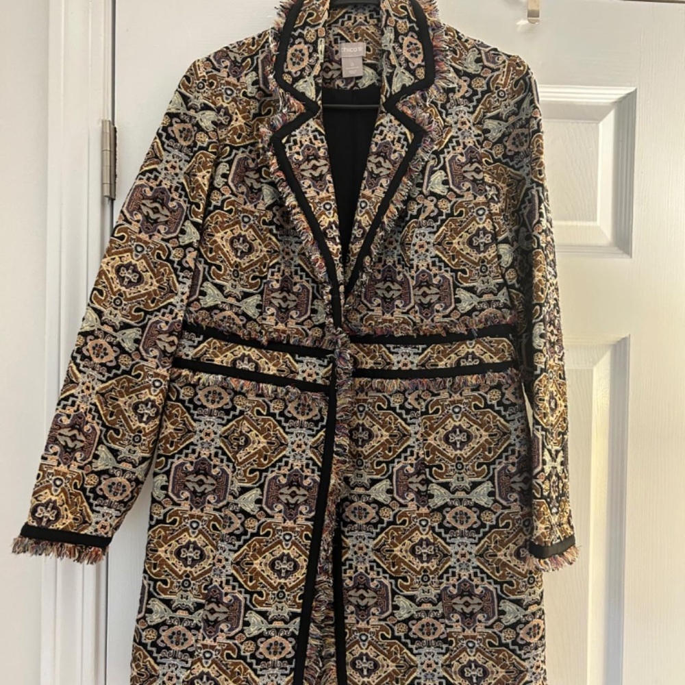 Chico’s Jacquard Topper